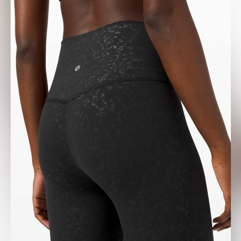 Align Tight 25” Speckle Emboss Black. NWT!  4